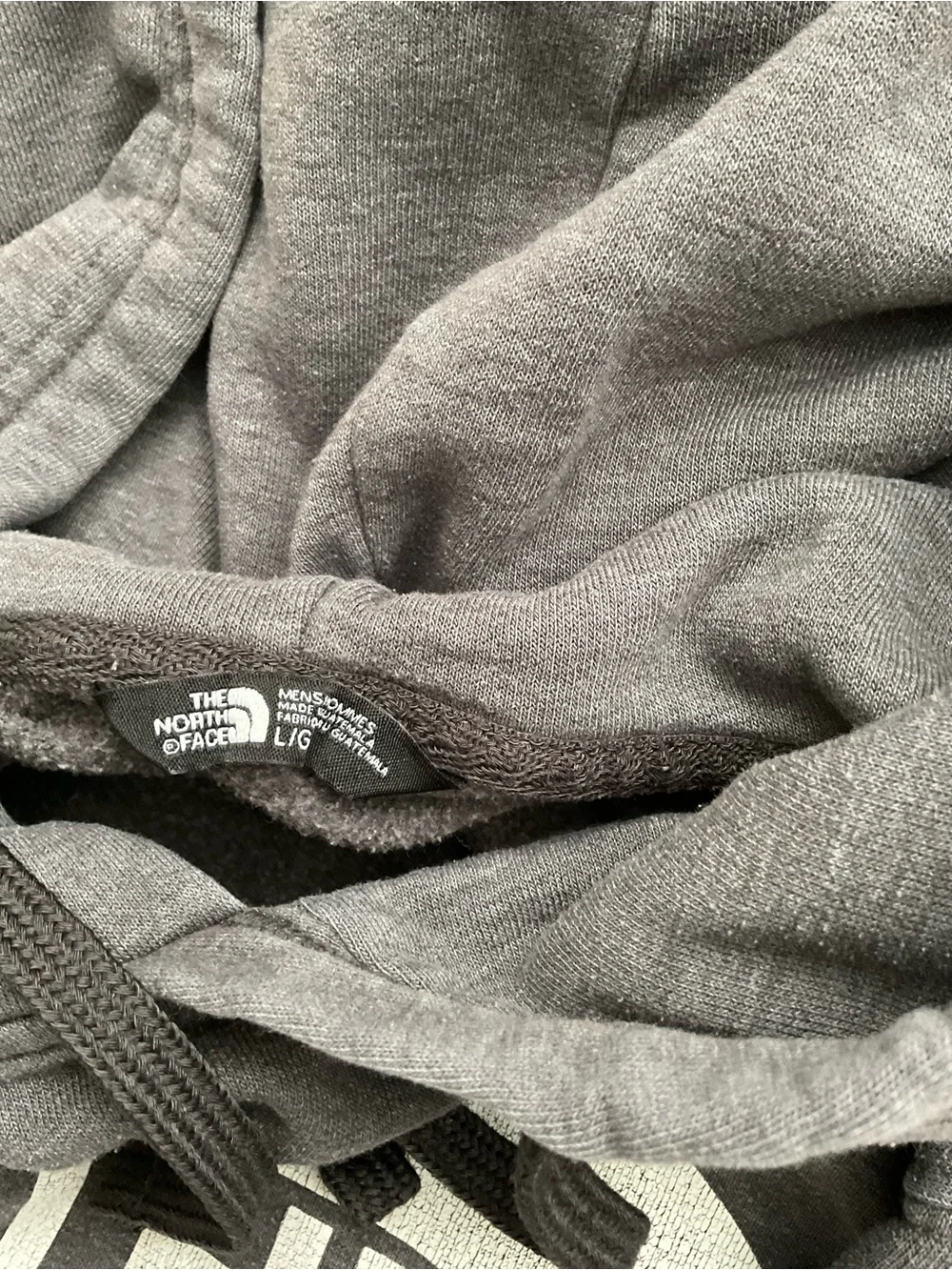 The North Face Men's Charcoal Gray Logo Pullover Hoodie